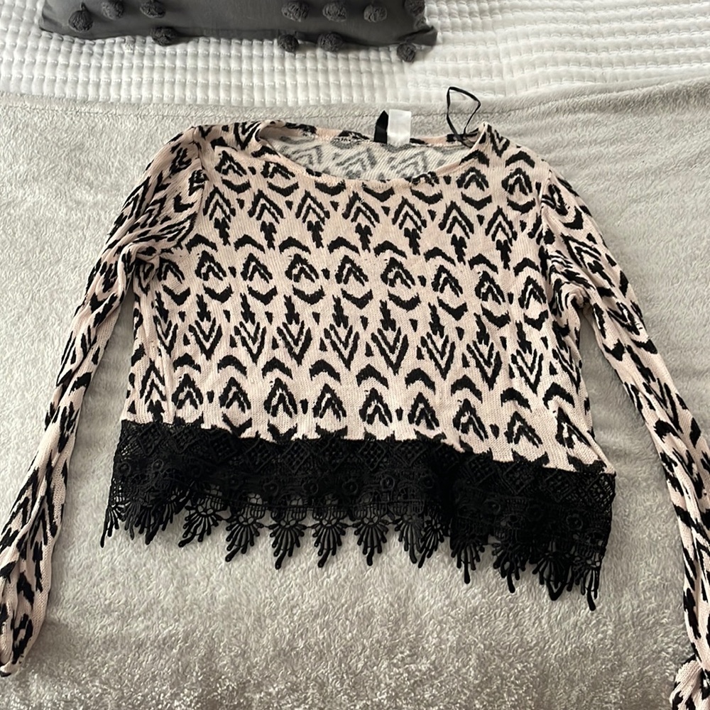 Crop sweater